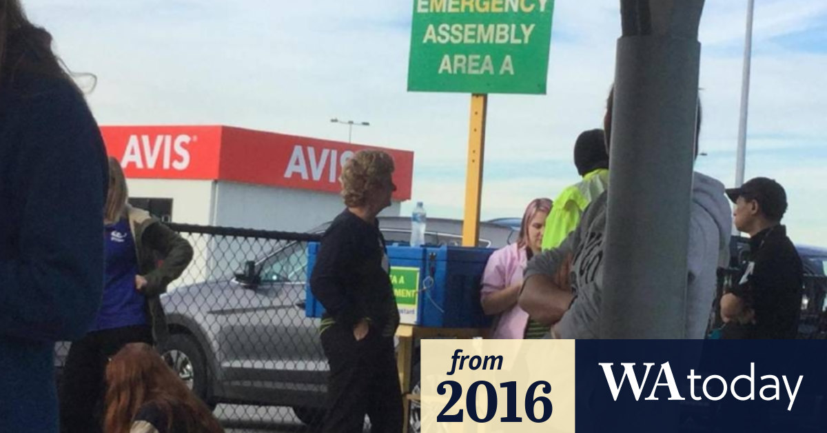 Domestic terminals at Perth Airport evacuated
